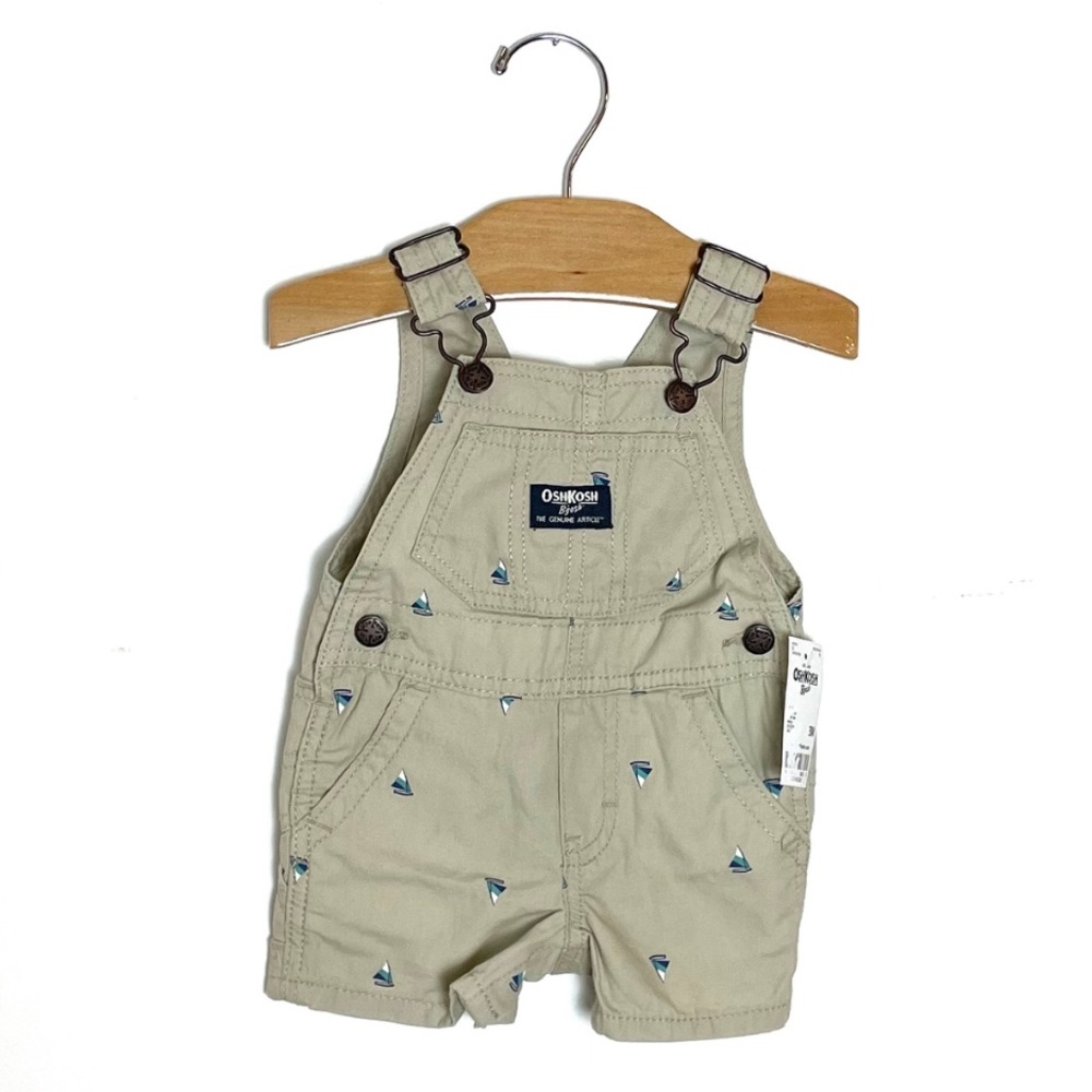 Tan OshKosh Shortalls (NWT)